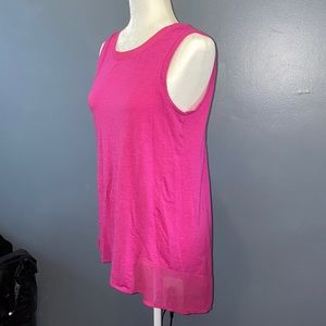 Pink high-low tank
